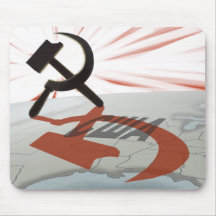 "США" América comunista Tapetes De Ratones