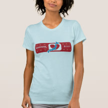 バンドエイドシャツ青 BandAid del azul de la camisa