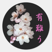 募金用 , Cherry blossoms , 桜 シール・ステッカー