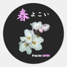 募金用 , Cherry blossoms , 桜 シール・ステッカー