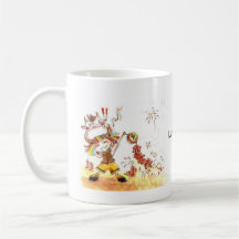 未命名, animales lunares del Año Nuevo - ganado Tazas De Café