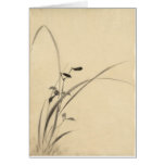 葛飾北斎 de Hokusai de las hierbas Felicitaciones