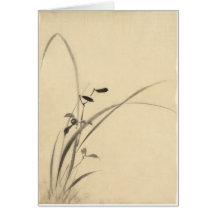 葛飾北斎 de Hokusai de las hierbas Felicitaciones