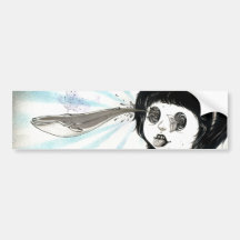闫威 de Yan Wei el | de la "ballena" Etiqueta De Parachoque