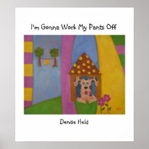 009, voy a trabajar mis pantalones apagado, Dionis Posters