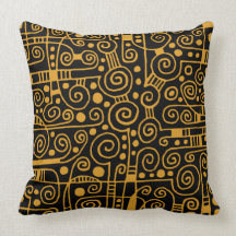 040512 - De oro en negro Almohadas