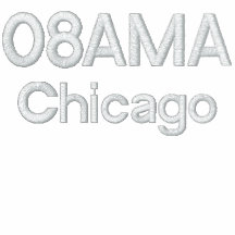 08AMA, Chicago Sudadera Bordada Con Capucha