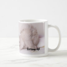 ¡0oops, partes inferiores para arriba! taza
