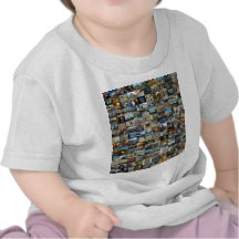 1000 caras de mosaico de Jerusalén Camiseta
