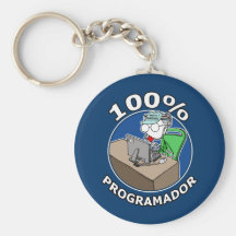 100% Programador Llavero
