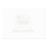 100 tarjetas de la receta - cocina roja retra esca tarjeta de visita