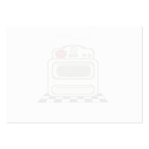 100 tarjetas de la receta - cocina roja retra esca tarjeta de visita