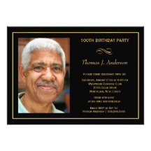 100o Invitaciones de la fiesta de cumpleaños con l Anuncios Personalizados