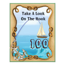 100o Invitaciones de la pesca del cumpleaños para  Invitaciones Personales