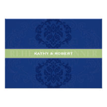 108 Kathy:: invitaciones de la cena del ensayo Comunicado Personalizado