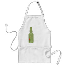 10 botellas verdes 2 delantales