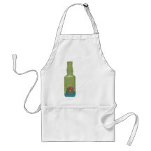 10 botellas verdes 6 delantales