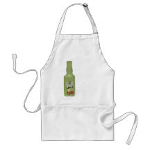 10 botellas verdes 7 delantal