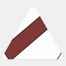 112o Infanterie-División Calcomanías Trianguloes Personalizadas