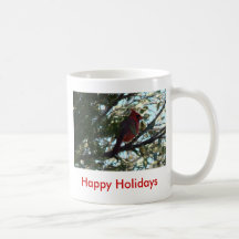 11 23 2008 124, H cardinal, feliz septentrional ma Taza De Café