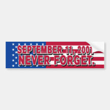 11 de septiembre de 2001 pegatina para el parachoq etiqueta de parachoque