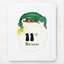 11mo Dragón del cumpleaños Alfombrilla De Ratones