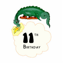 11mo Dragón del cumpleaños Escultura Fotográfica