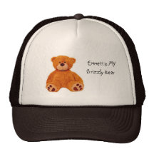1259 cuddly_bear, Emmett es MIS, oso grizzly Gorra