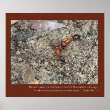 128:1 del salmo, poster de 2 escrituras