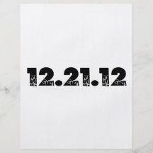 12.21.12 21 de diciembre de 2012 2012 flyer personalizado
