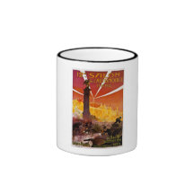 12 e Salon de L'Automobile y du Cycle 1910 Taza De Café