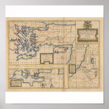 12 X 15.75_eighteenth_century_map Posters