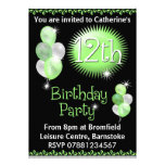 12mo Invitación de la fiesta de cumpleaños