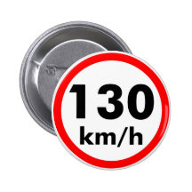 130 kilómetros por hora pin