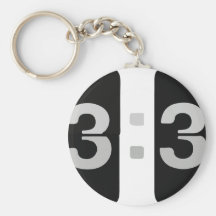 13:37 del reloj de L33T Llavero
