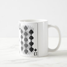 13 de espadas: Naipe ficticio: Taza de café