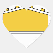 167o Logotipo de la división de Infanterie Colcomanias De Corazon Personalizadas