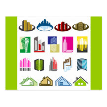 16-Free-Real-Estate-Vector-Logo-types Tarjetas Postales