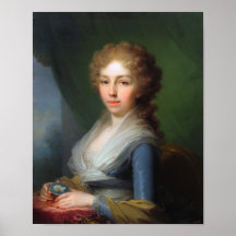 1795 - Retrato de la emperatriz Elisabeth Alexeiev Impresiones