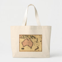 1818 mapa de Australasia - Australia, Nueva Zeland Bolsa De Mano