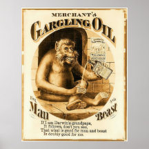 ~ 1873. del aceite de Gargling del comerciante Posters