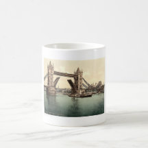 1890's del puente de LondonTower Tazas De Café