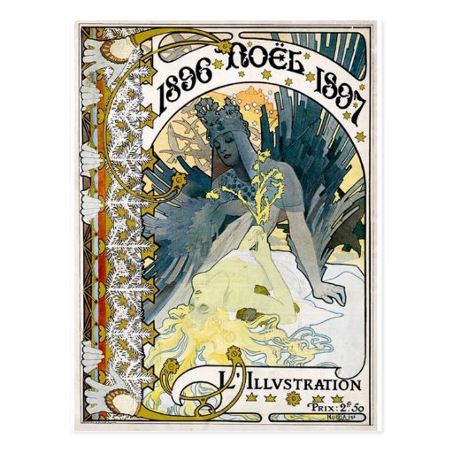 1896 NOEL Alfonso 1897 Maria Mucha Postales