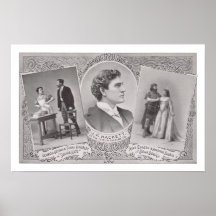 1897 anuncio - BROADWAY - teatro del liceo Posters