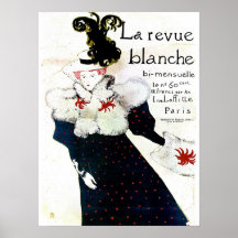 18 por 24" anuncio de la revista de Toulouse Lautr Poster