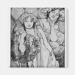 ~ 1904 de Alphones Mucha del ~ de la amistad Iman Para Frigorífico