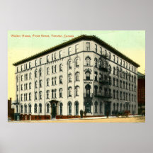 1910 casa del caminante ZHR0010, Toronto, Canadá Posters