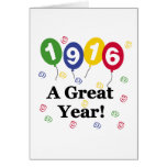 1916 un cumpleaños del gran año tarjeta
