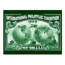 1926 expo filatélica internacional Nueva York Postal