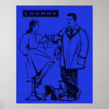 1935 íntimos azules posters